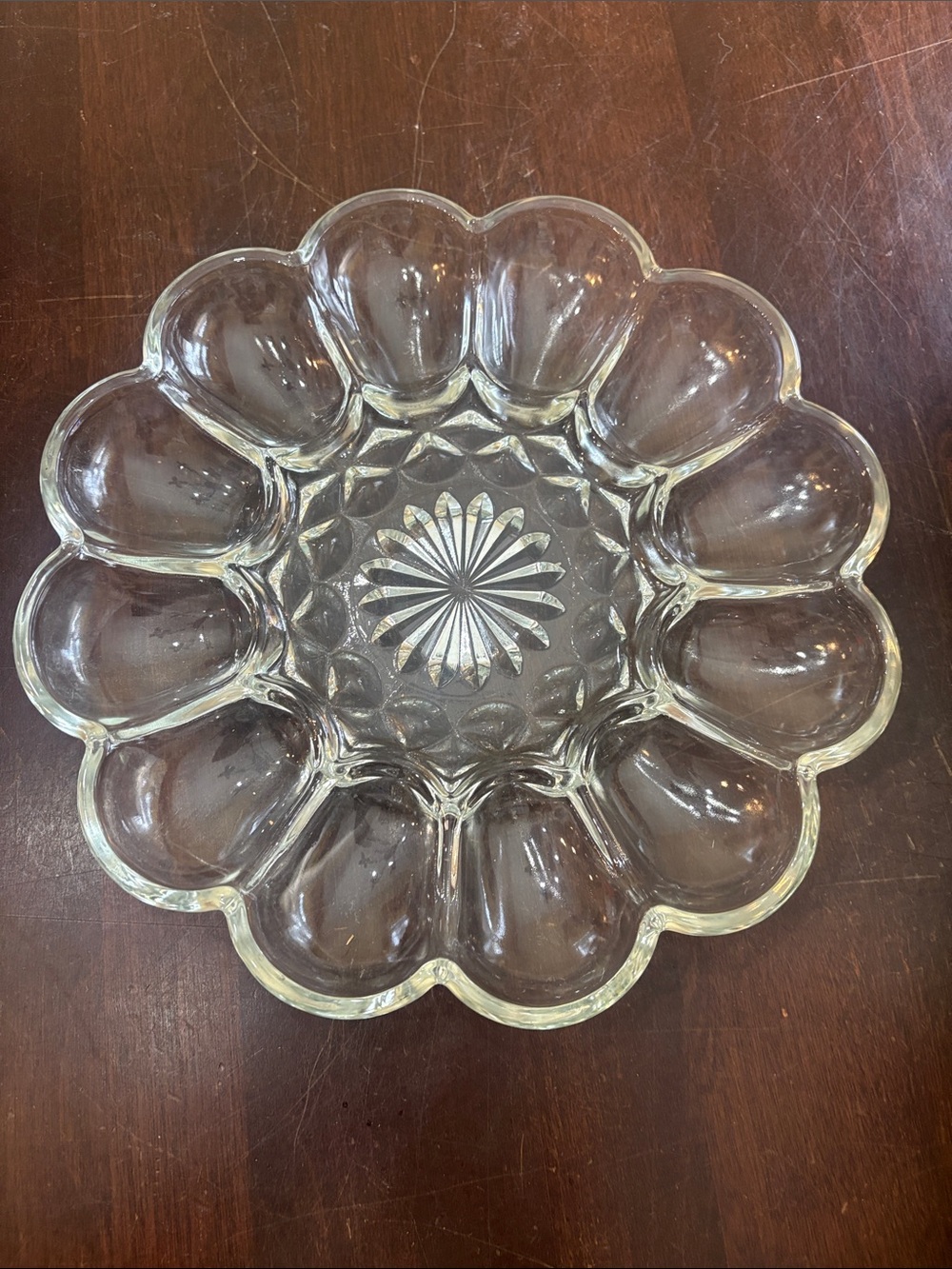 Anchor Hocking Presence Glass Egg Plate 10”